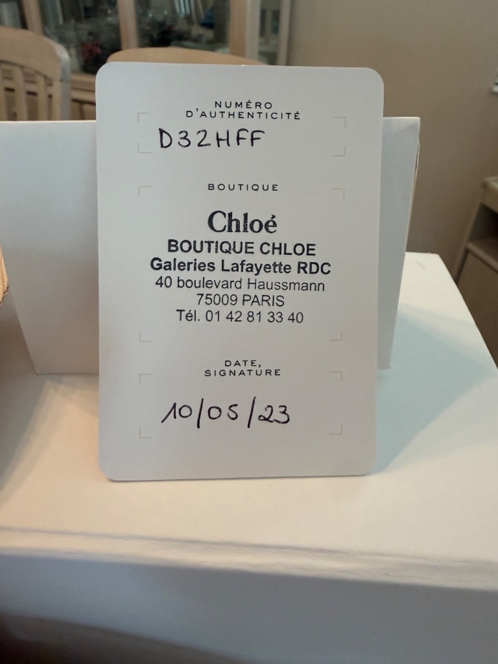 With love from PARIS Brand new Chloe Woody Tote - Picture 2 of 2